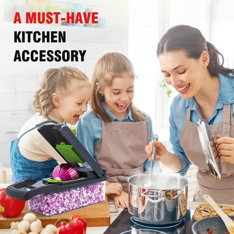 14-in-1 Mandoline Slicer & Vegetable Chopper | Multifunction Kitchen Cutter 🔪