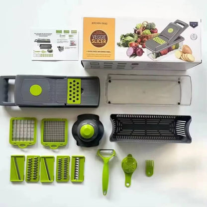 14-in-1 Mandoline Slicer & Vegetable Chopper | Multifunction Kitchen Cutter 🔪