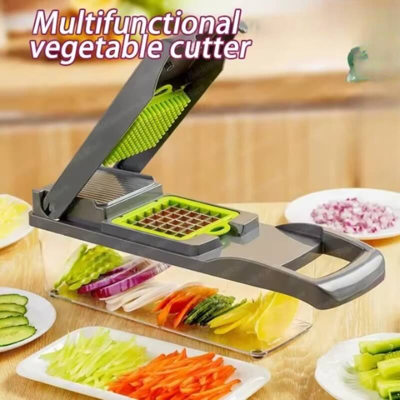 14-in-1 Mandoline Slicer & Vegetable Chopper | Multifunction Kitchen Cutter 🔪